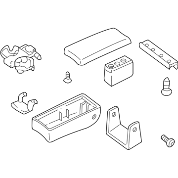 Chevy 12454558 Armrest Assembly
