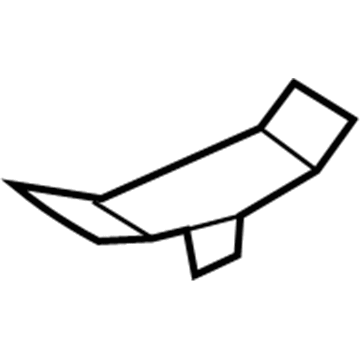 Saturn 22736054 Lower Pillar Reinforcement