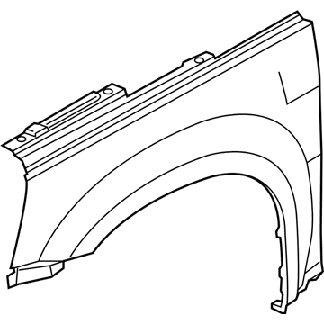 GM 25849188 Fender, Front Outer Passenger Side GM 25849188 Fender, Front Outer Passenger Side
