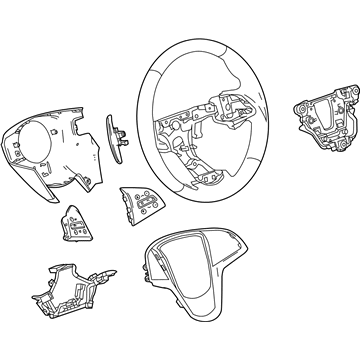 Cadillac Steering Wheel - 23114437