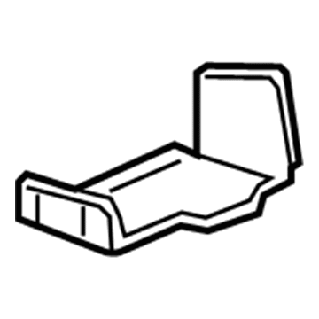 GM 23497935 Side Rail Extension, Driver Side GM 23497935 Side Rail Extension, Driver Side