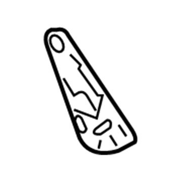 Chevy 15901223 Latch Cover