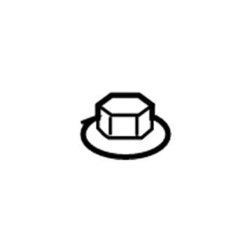 Saturn 11508277 Upper Bracket Nut
