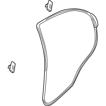 2011 Chevy Aveo Door Seal - 96649137