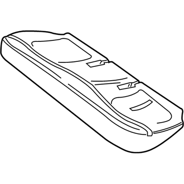 2002 Pontiac Grand Am Seat Cushion Pad - 22605030