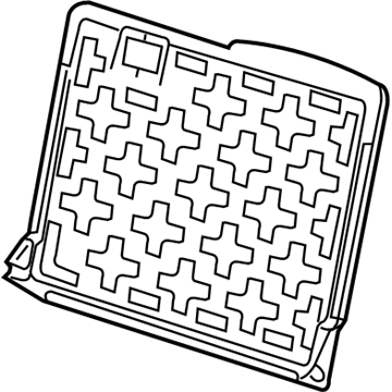 GM 22605020 Seat Back Panel, Rear Driver Side GM 22605020 Seat Back Panel, Rear Driver Side