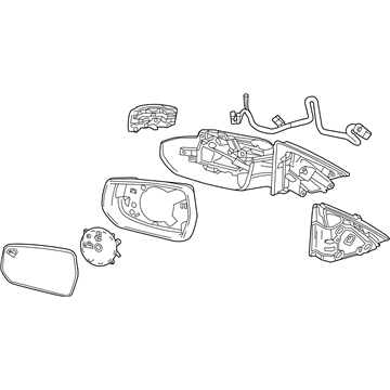 Chevy Malibu Side View Mirrors - 84705511