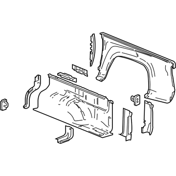 GM 88980484 Side Panel
