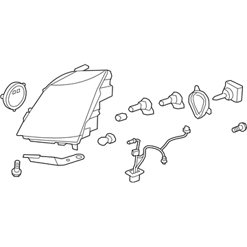 Cadillac Headlight - 19433121