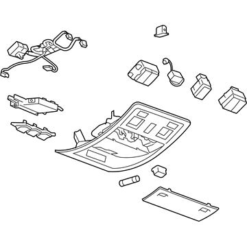 Cadillac 25977633 Roof Console