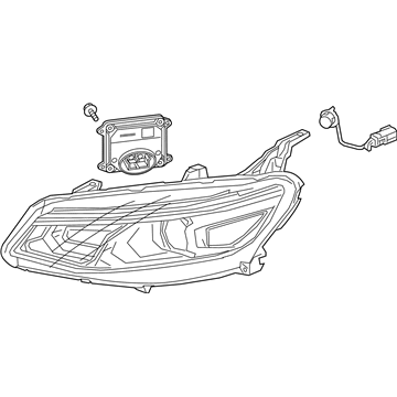 2024 Chevy Malibu Headlight - 84650575