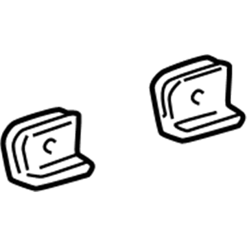 GM 15786626 Glass Insulator, Front GM 15786626 Glass Insulator, Front