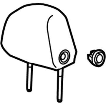 Cadillac 23169748 Headrest