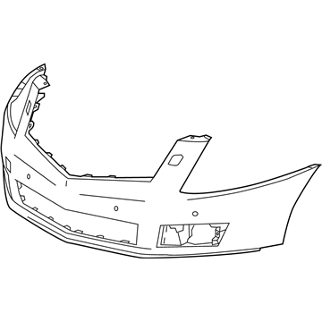 Cadillac SRX Bumper - 22762888