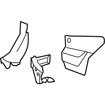 2012 Cadillac Escalade EXT Exhaust Heat Shield - 25848476