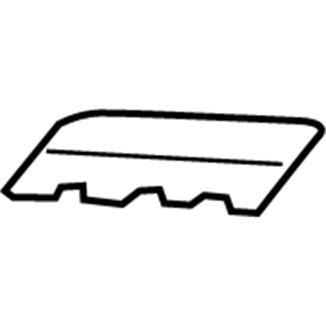 GM 84021428 Nameplate Adapter, Front GM 84021428 Nameplate Adapter, Front