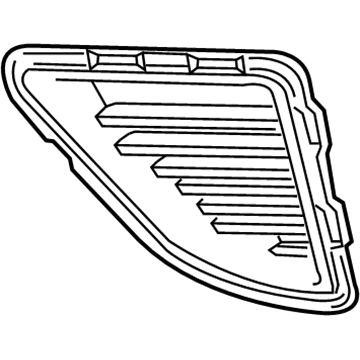GM 84278552 Outer Grille, Driver Side