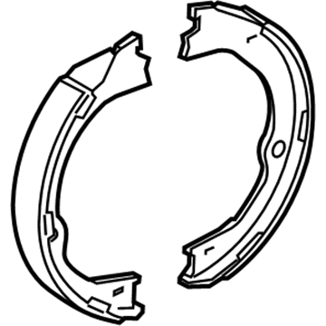 Cadillac Parking Brake Shoe - 23135902