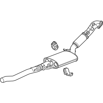 Chevy 60004749 Front Muffler