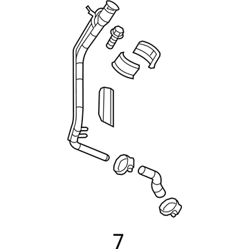 Buick 13351225 Filler Pipe