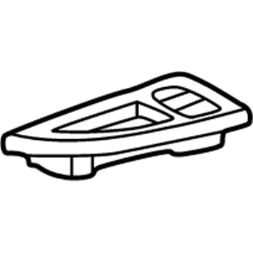 GM 12372521 Switch Panel, Driver Side, Wood GM 12372521 Switch Panel, Driver Side, Wood