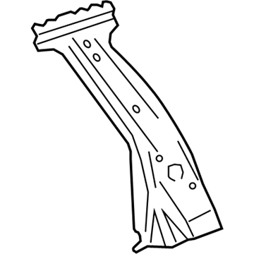 Cadillac 22976773 Lock Pillar Reinforcement