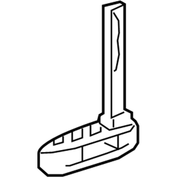 Cadillac 25962393 Key