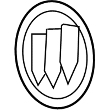 Buick 25759434 Emblem