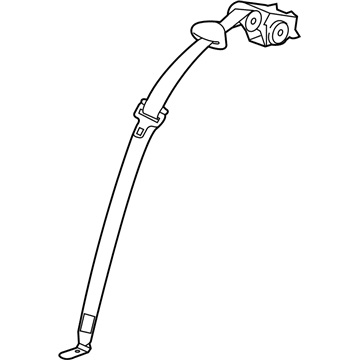 2007 Cadillac STS Seat Belt - 19150098