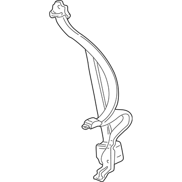 2000 Chevy Astro Seat Belt - 88955316