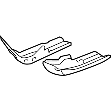 GM 20861327 Reinforcement Plate, Passenger Side GM 20861327 Reinforcement Plate, Passenger Side