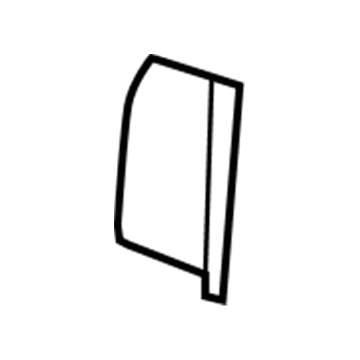 GM 10382315 Side Glass, Driver Side