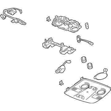 Buick 22902541 Roof Console