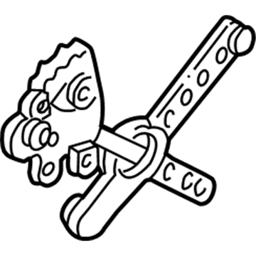 GMC Yukon Window Regulator - 22071948