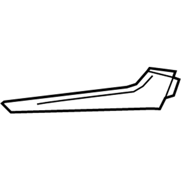 GM 23478373 Trim Molding, Driver Side