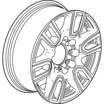 GMC Sierra 3500 HD Spare Wheel - 84742712