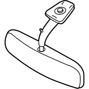 GM 19317015 Mirror Inside, Rear