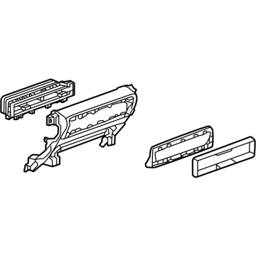 GM 84875835 Lower Trim Panel, Jet Black GM 84875835 Lower Trim Panel, Jet Black