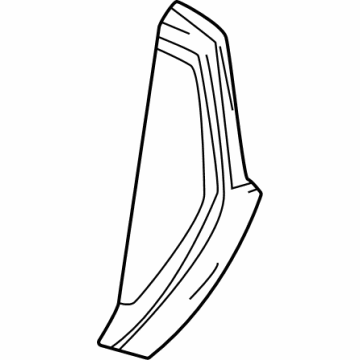 GM 85544998 Side Cover, Jet Black, Outer Passenger Side