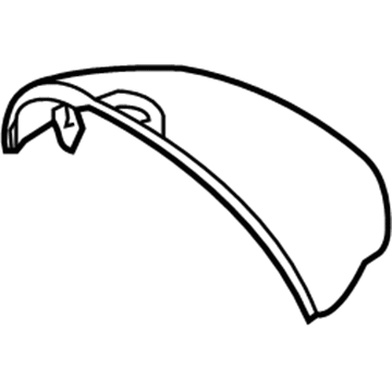 Chevy 96497043 Meter Hood