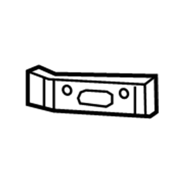 GM 23177414 Lower Extension, Driver Side GM 23177414 Lower Extension, Driver Side