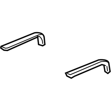 GM 25644421 Panel Above Lid Extension, Rear Driver Side