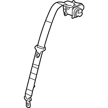 Saturn Ion Seat Belt - 15943416