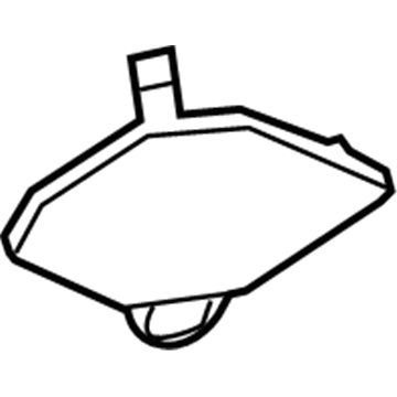 Cadillac 25886564 Reading Lamp Lens