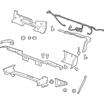 GM 19259333 Bumper Assembly, Rear