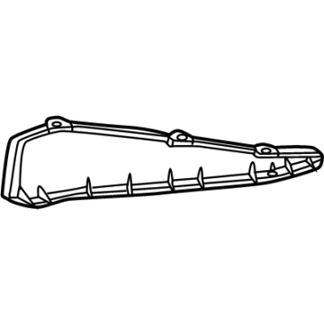 GM 23362189 Lower Bracket, Rear Driver Side GM 23362189 Lower Bracket, Rear Driver Side