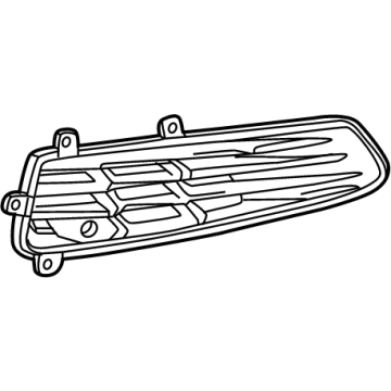 Chevy 86793830 Upper Grille