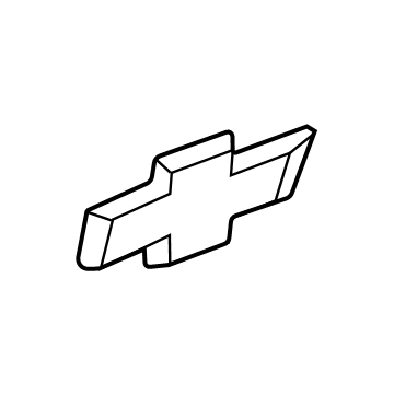 Chevy Silverado 1500 LTD Emblem - 84434791