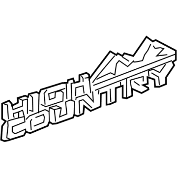 GM 23400417 Nameplate GM 23400417 Nameplate