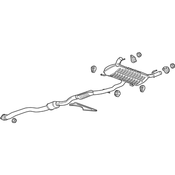 Cadillac Muffler - 84405079